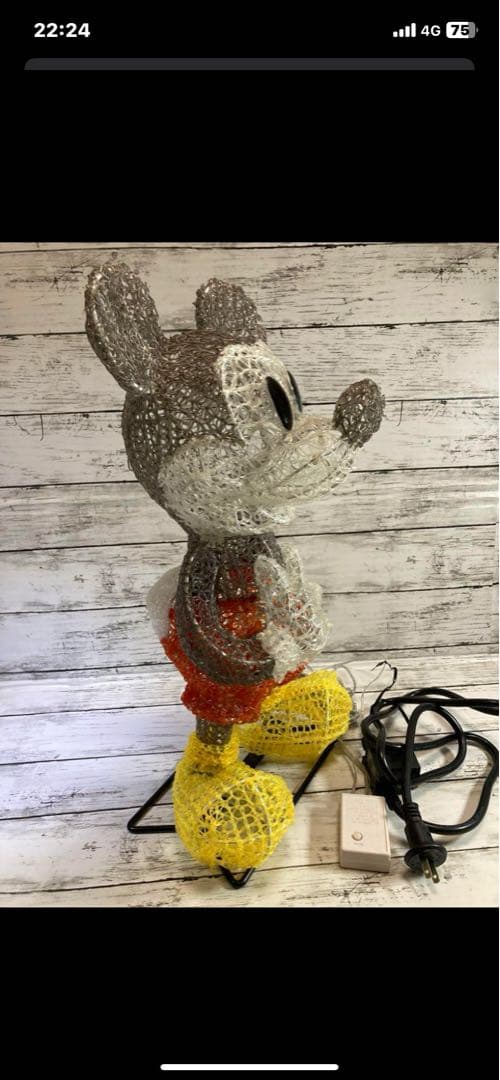 タカショー　ミッキーマウス 3D モチーフライト　クリスマス