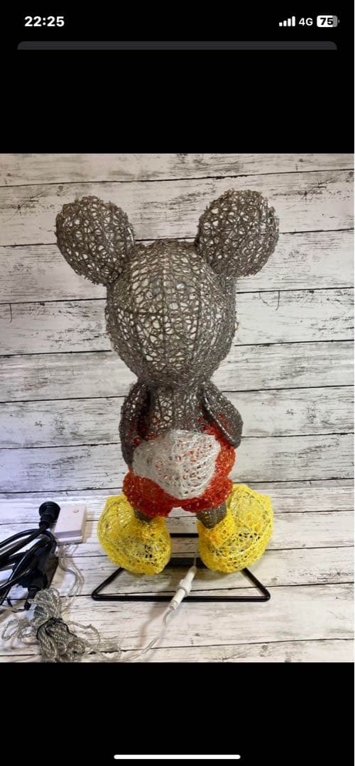 タカショー　ミッキーマウス 3D モチーフライト　クリスマス