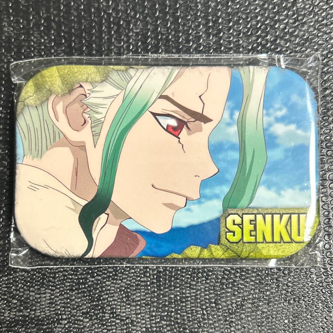 激レア dr.stone 石神千空 横顔 まるかく 缶バッジ - メルカリ
