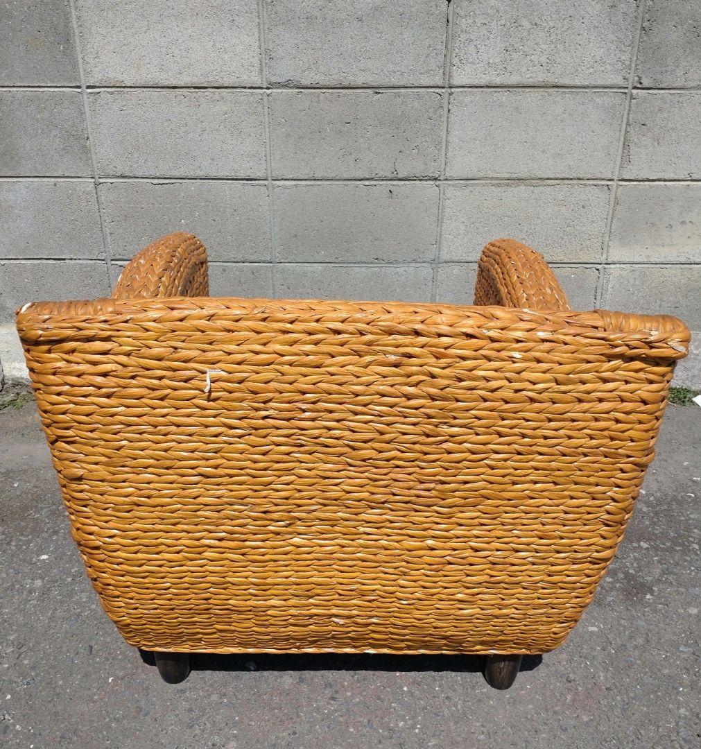 バリ風　1人掛けソファ　リゾート ウォーターヒヤシンス