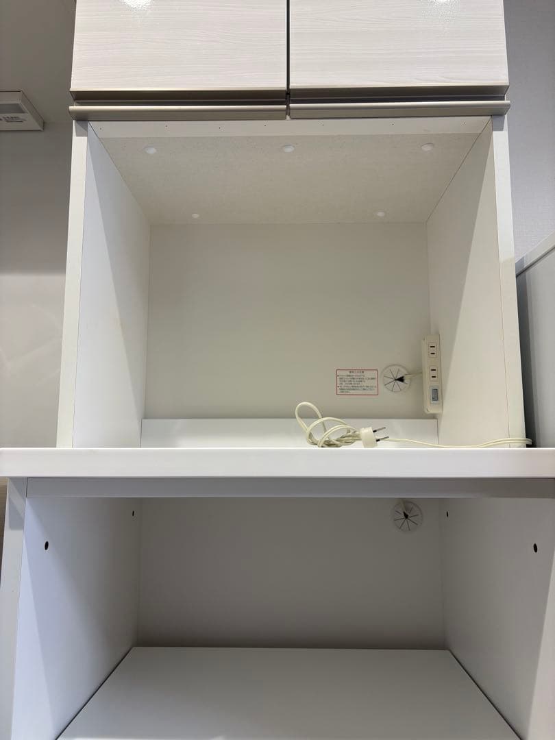 ニトリ 食器棚 リガーレ 60cm ホワイト キッチンボード