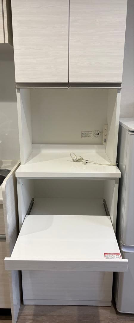 ニトリ 食器棚 リガーレ 60cm ホワイト キッチンボード