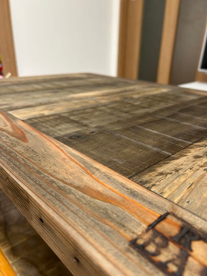 ローテーブル‼️古材リサイクルウッド使用ヴィンテージ風