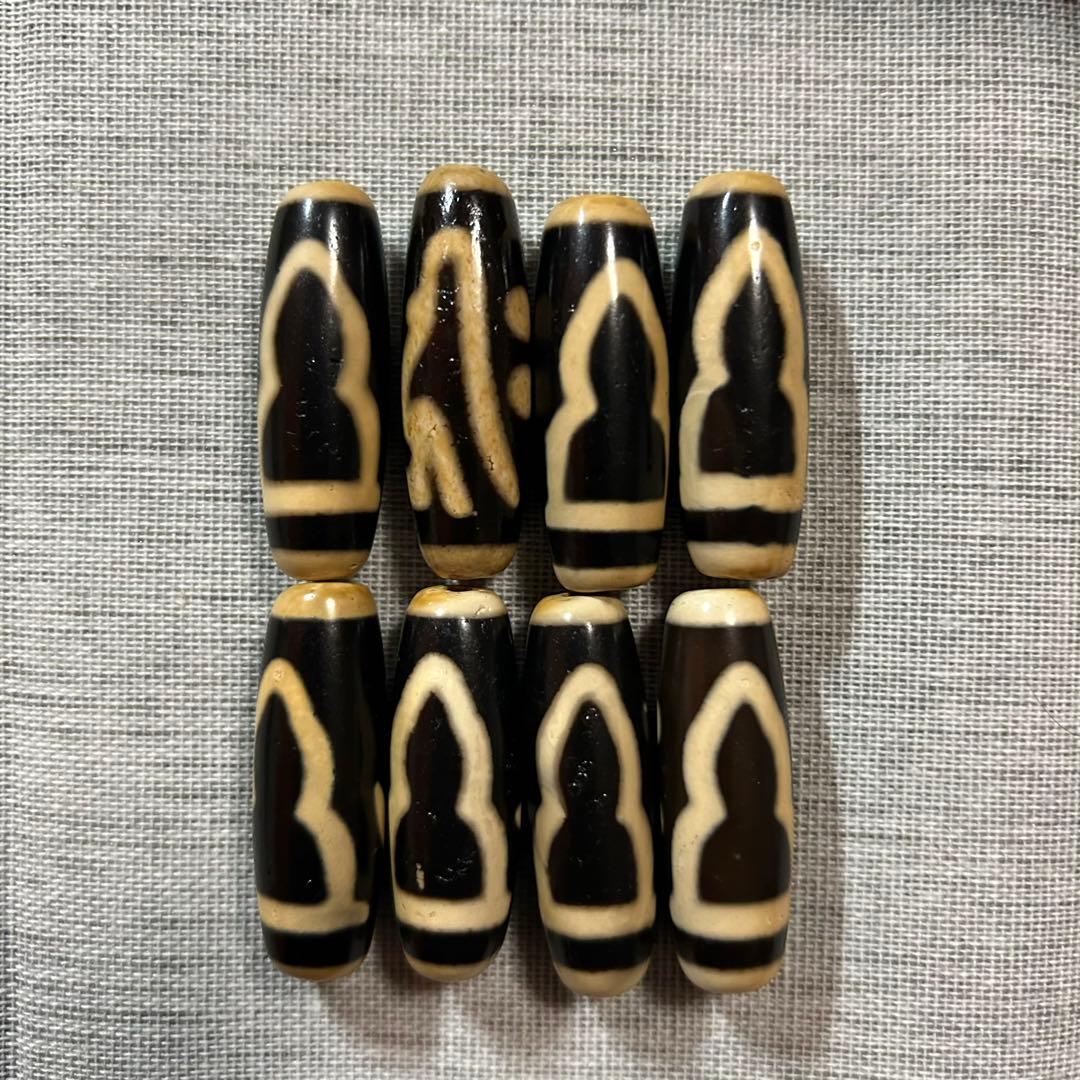 梵字十二支守り本尊天珠　仏影　守護本尊　セット／送料込　匿名発送／天珠　お守り