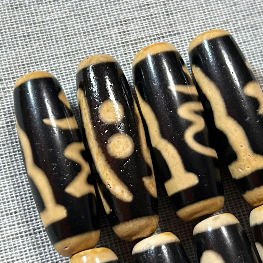 梵字十二支守り本尊天珠　仏影　守護本尊　セット／送料込　匿名発送／天珠　お守り