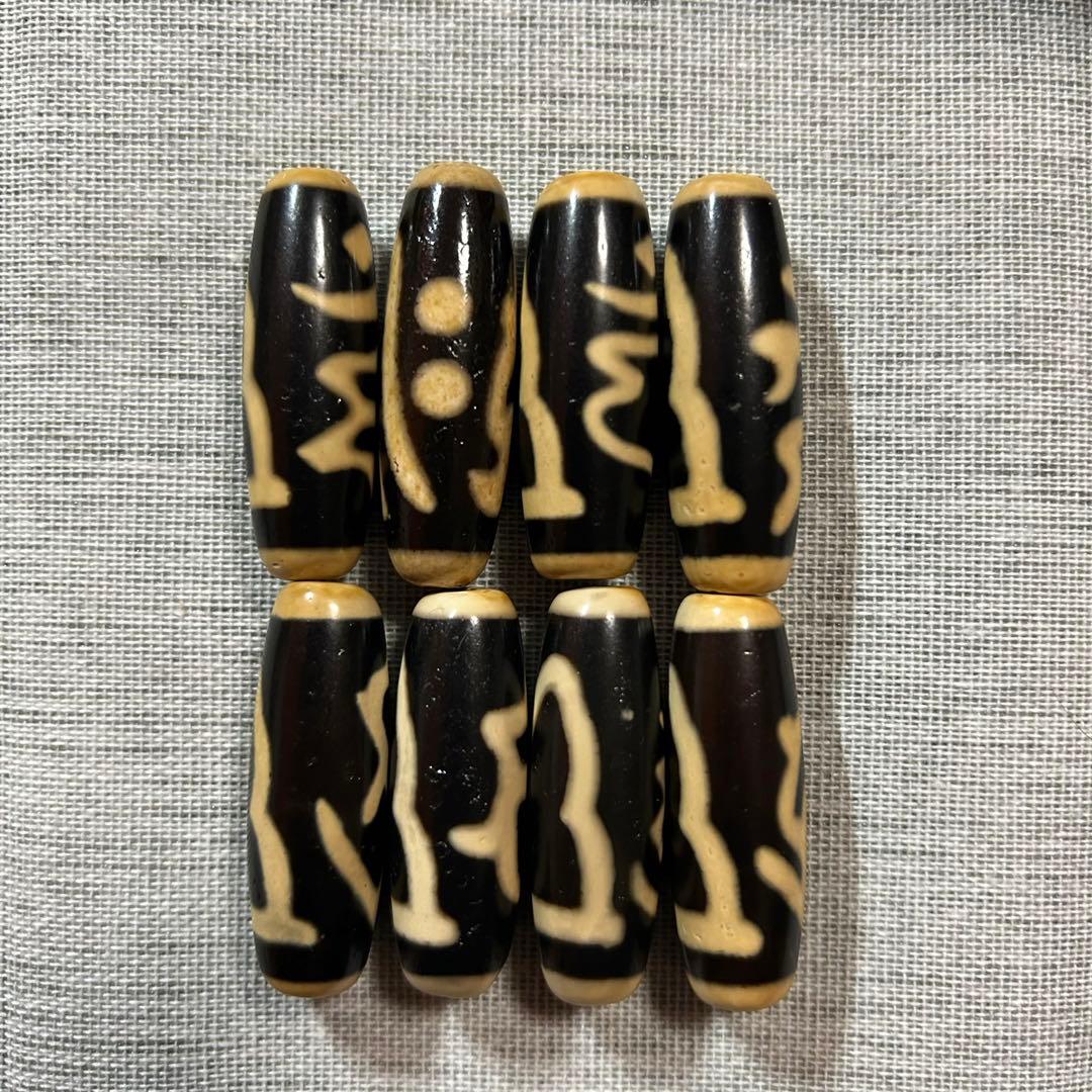 梵字十二支守り本尊天珠　仏影　守護本尊　セット／送料込　匿名発送／天珠　お守り