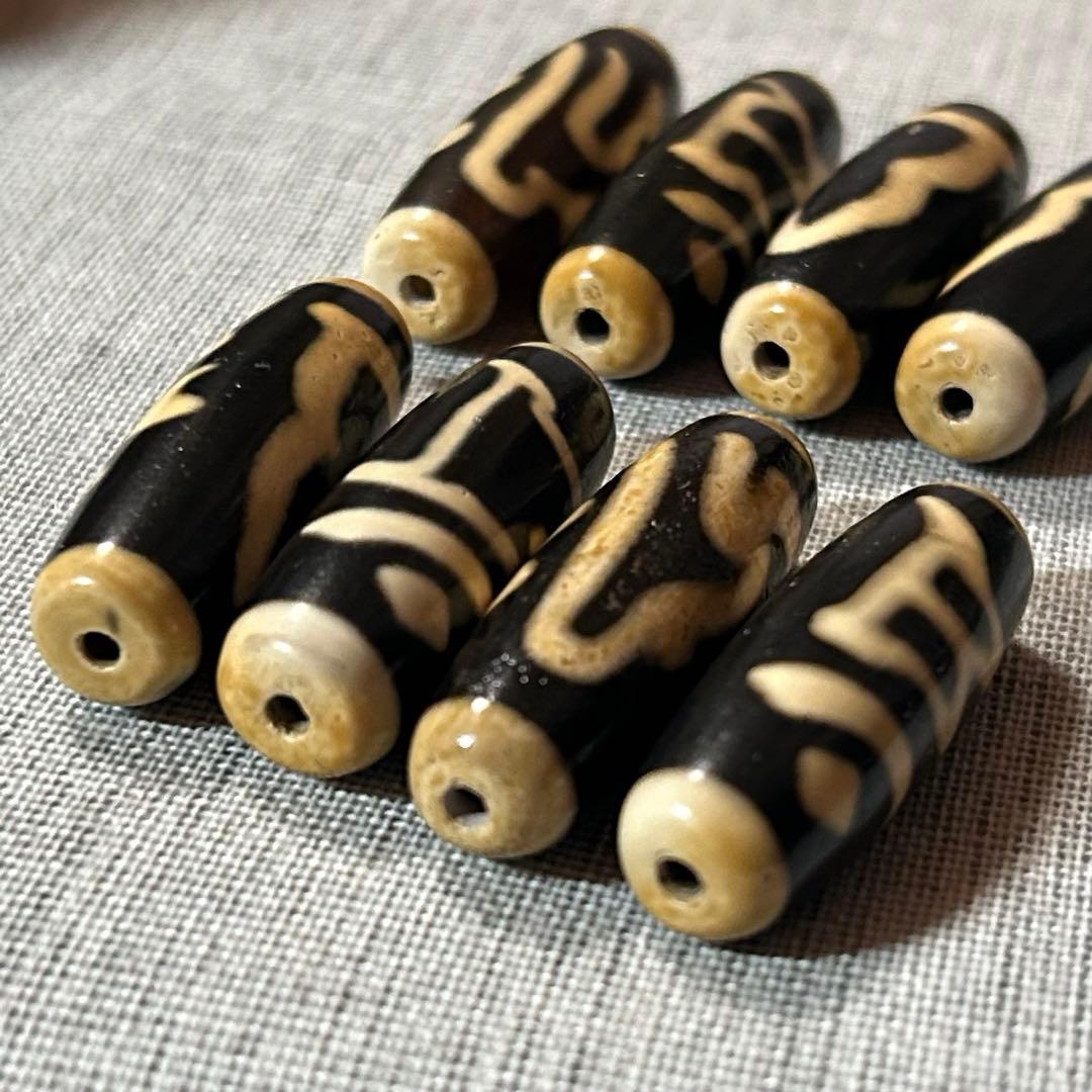 梵字十二支守り本尊天珠　仏影　守護本尊　セット／送料込　匿名発送／天珠　お守り