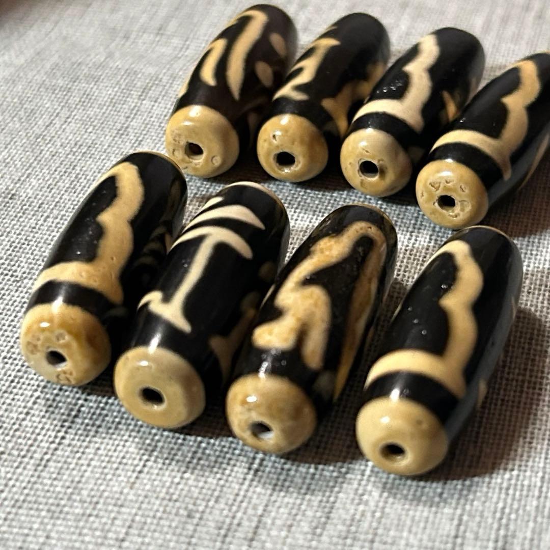 梵字十二支守り本尊天珠　仏影　守護本尊　セット／送料込　匿名発送／天珠　お守り