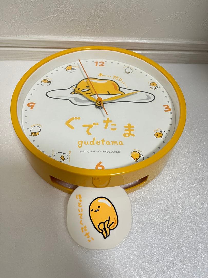 サンリオ ぐでたま 当たりくじ 振り子時計 - メルカリ