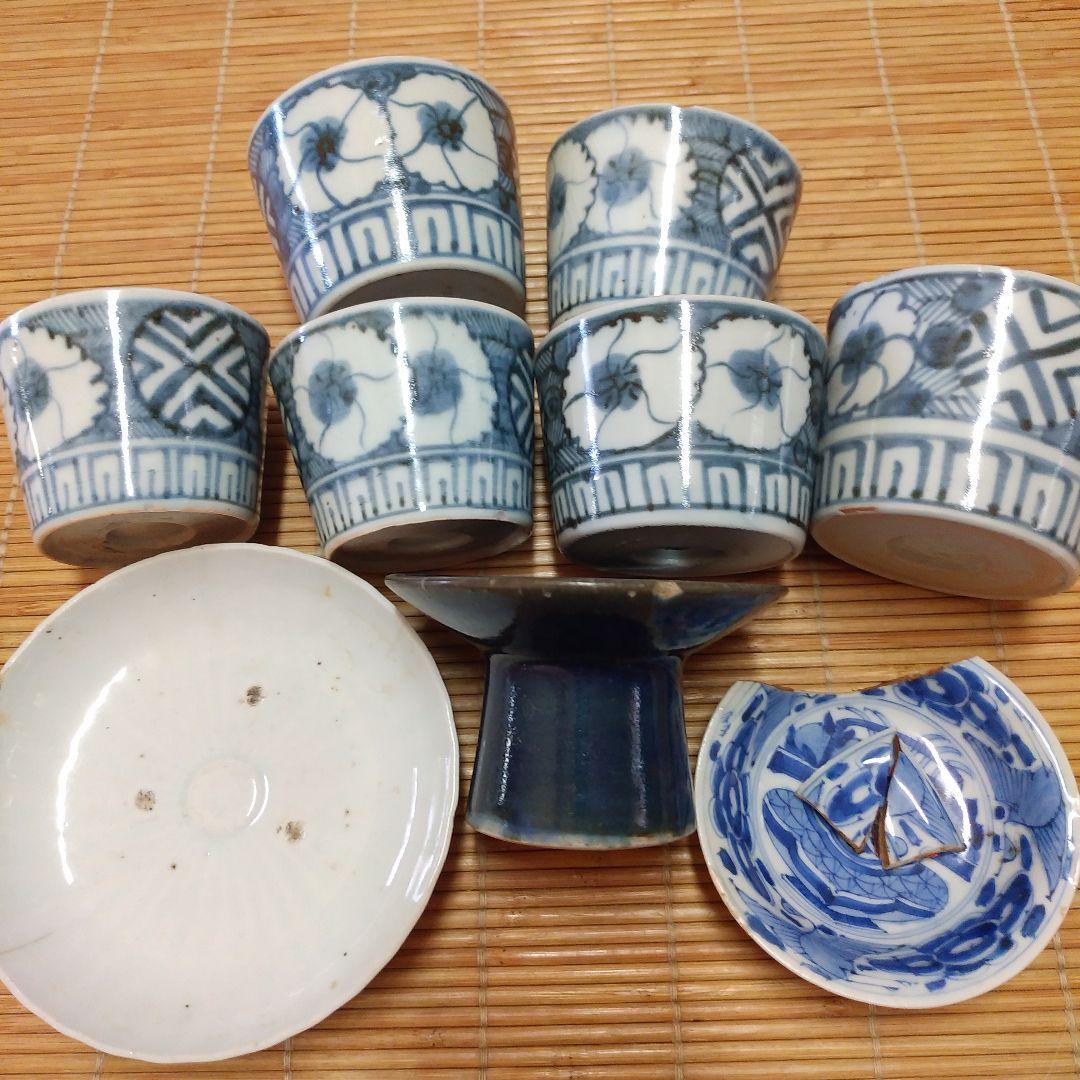 古伊万里 蕎麦猪口6客他 金継ぎ用 - メルカリ