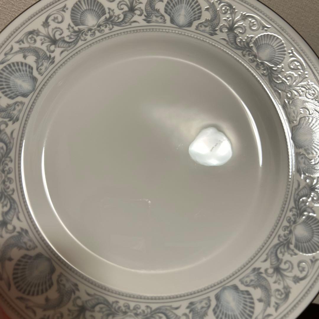 ウェッジウッド　ドルフィン　ホワイト　ディナープレート　27.5cm