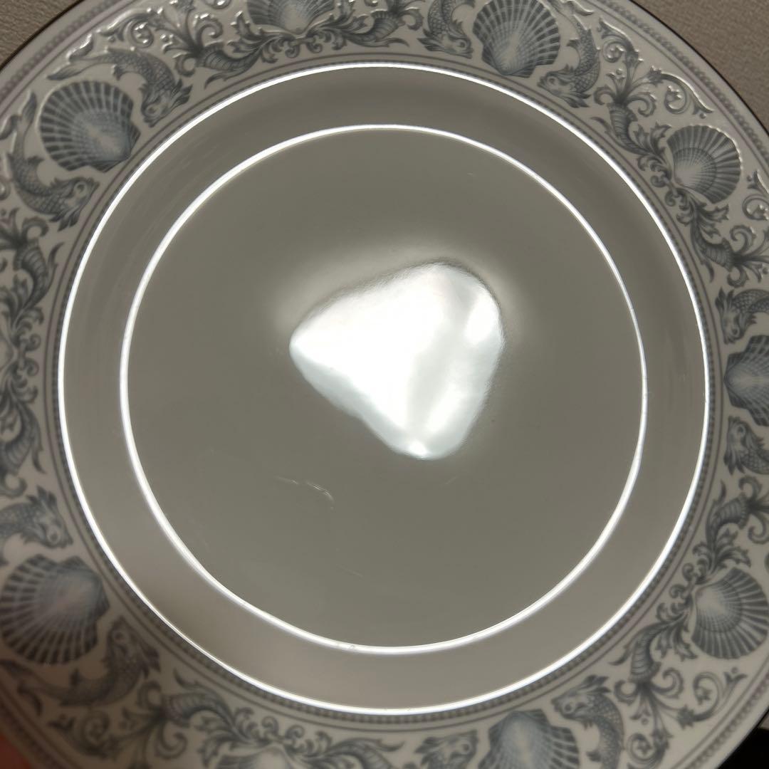 ウェッジウッド　ドルフィン　ホワイト　ディナープレート　27.5cm