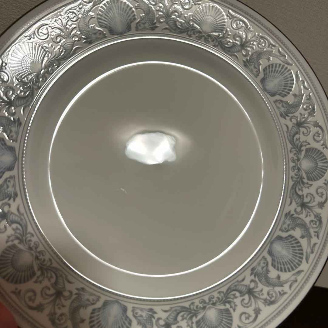 ウェッジウッド　ドルフィン　ホワイト　ディナープレート　27.5cm