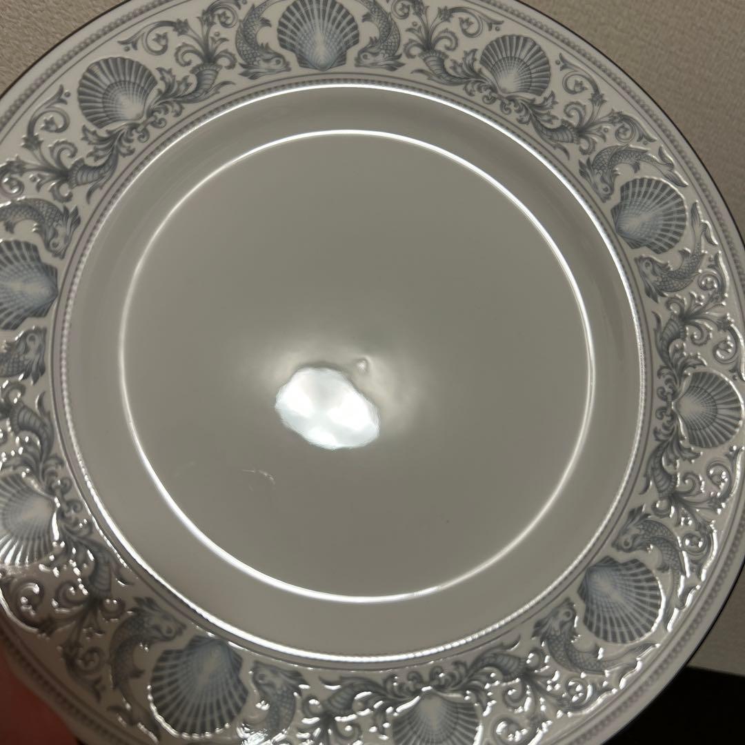 ウェッジウッド　ドルフィン　ホワイト　ディナープレート　27.5cm