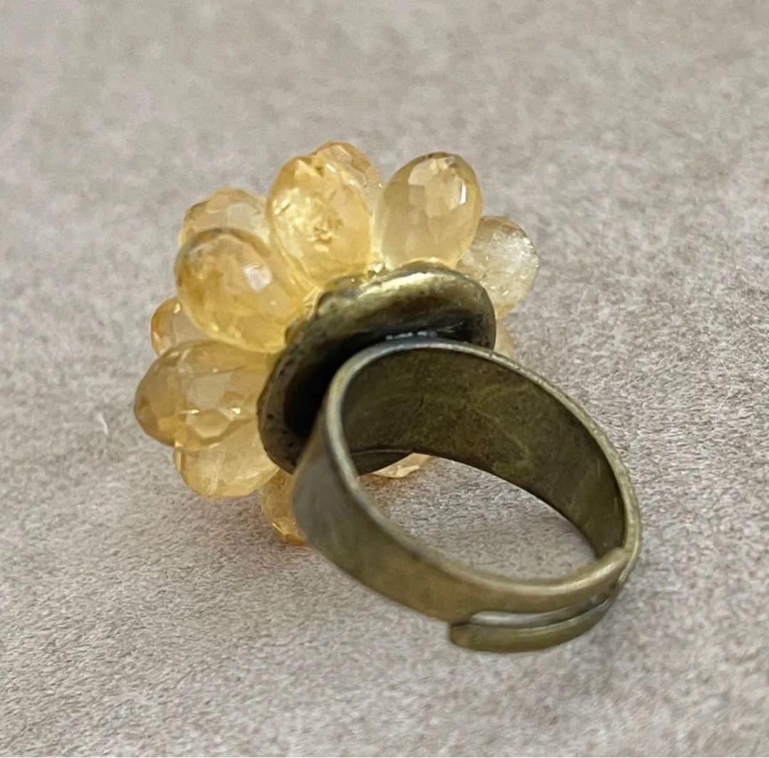 はちみつ色のリング（蜜）サイズフリー