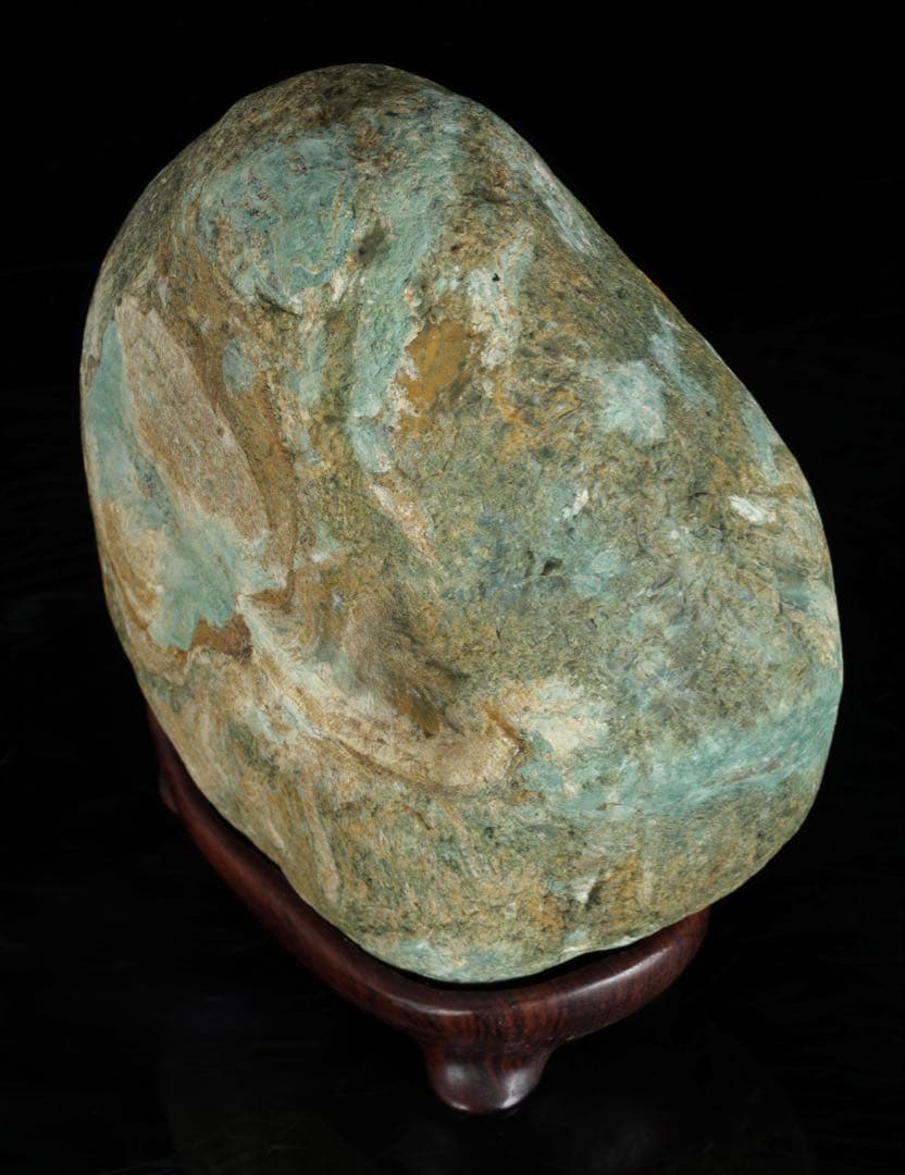 土岐石　水石 天然石 鑑賞石 4.4kg 景石 盆石 盆景 盆石 景観石 飾石