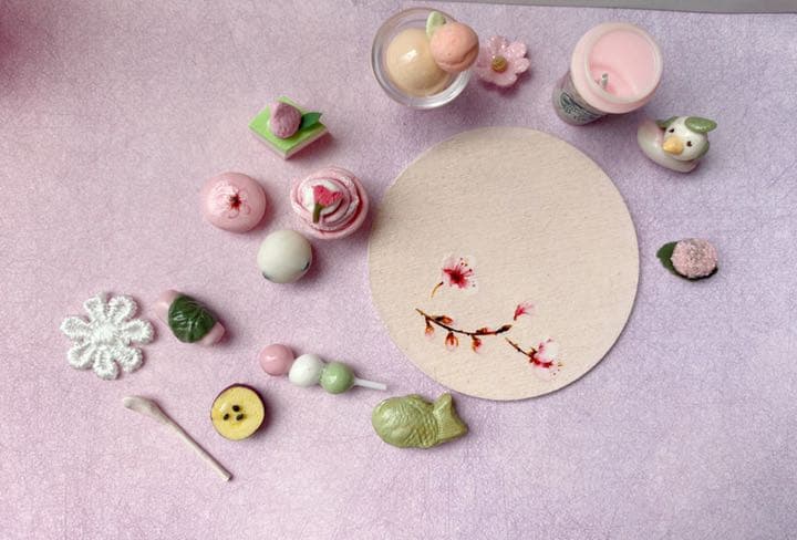お花見スイーツセット◆文鳥さん◆