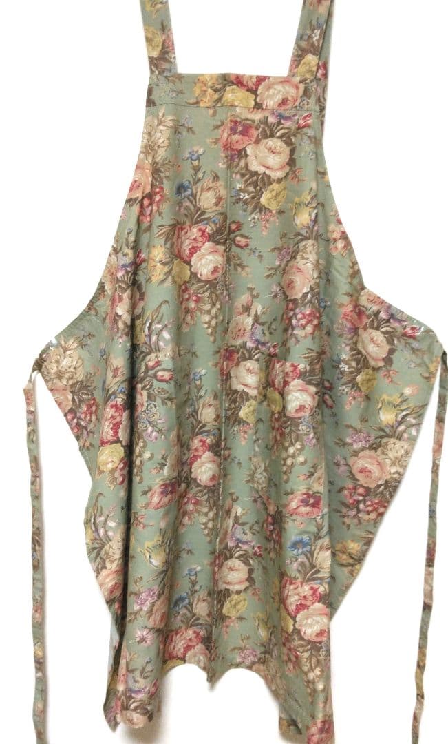 美品 RALPH LAURENラルフローレンエプロン花柄 ローズ - メルカリ