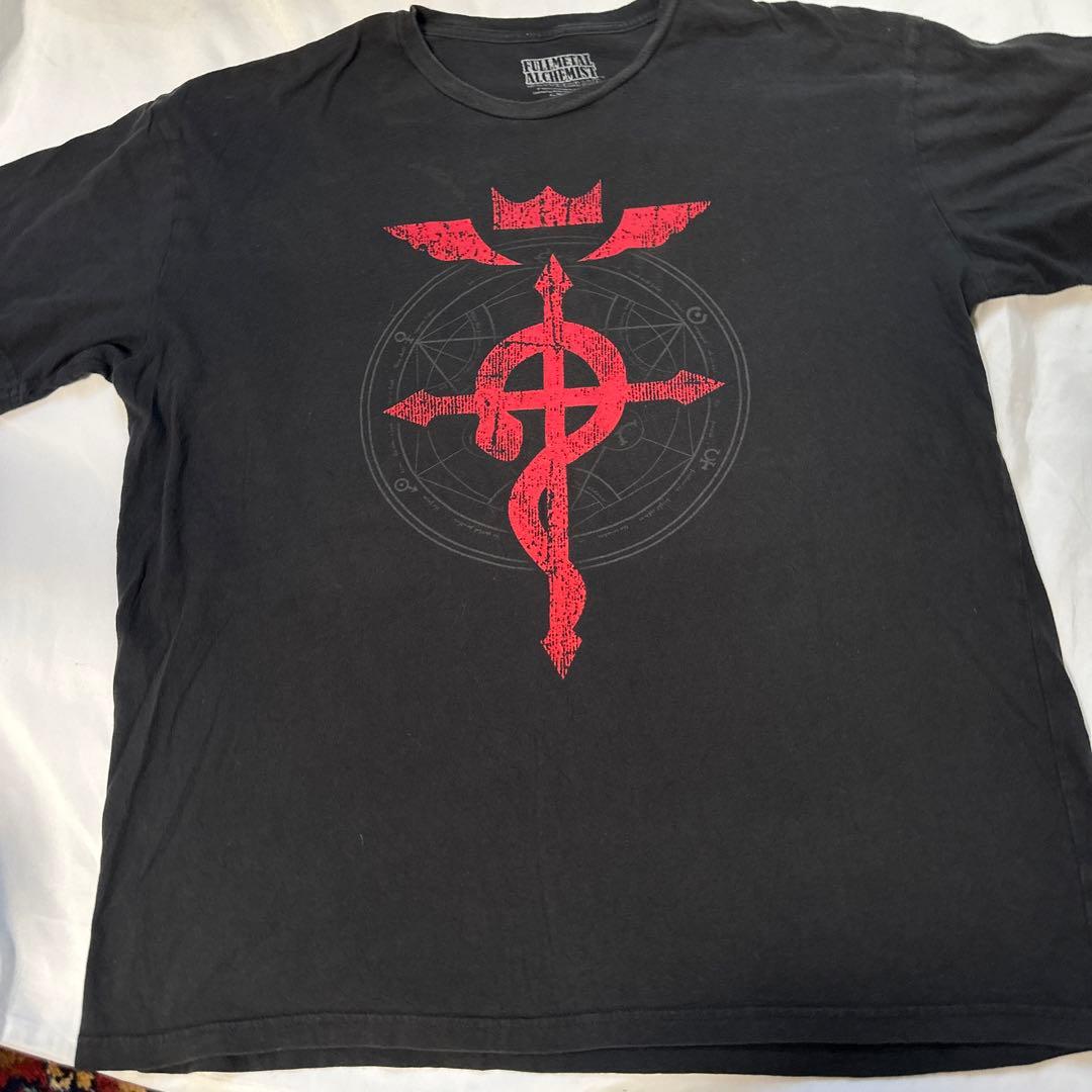 00s XL 鋼の錬金術師 Tシャツ ハガレン フラメルの十字架 - メルカリ