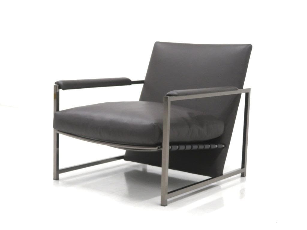 展示品　ミノッティ　総本革　レザー　ラウンジチェア　ソファ　モダン　高級