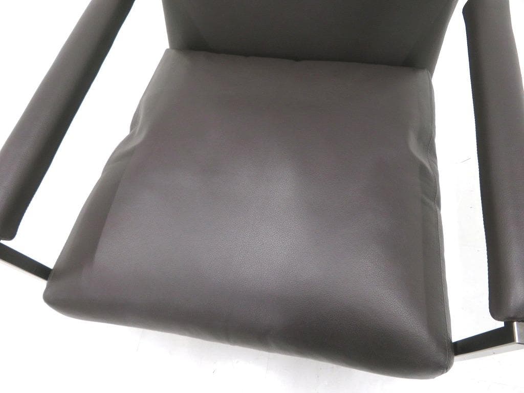 展示品　ミノッティ　総本革　レザー　ラウンジチェア　ソファ　モダン　高級