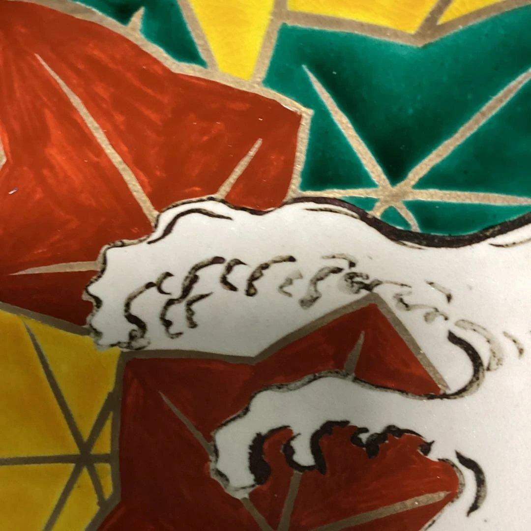 松竹梅　京焼乾山写立田川向付5客　　新品未使用