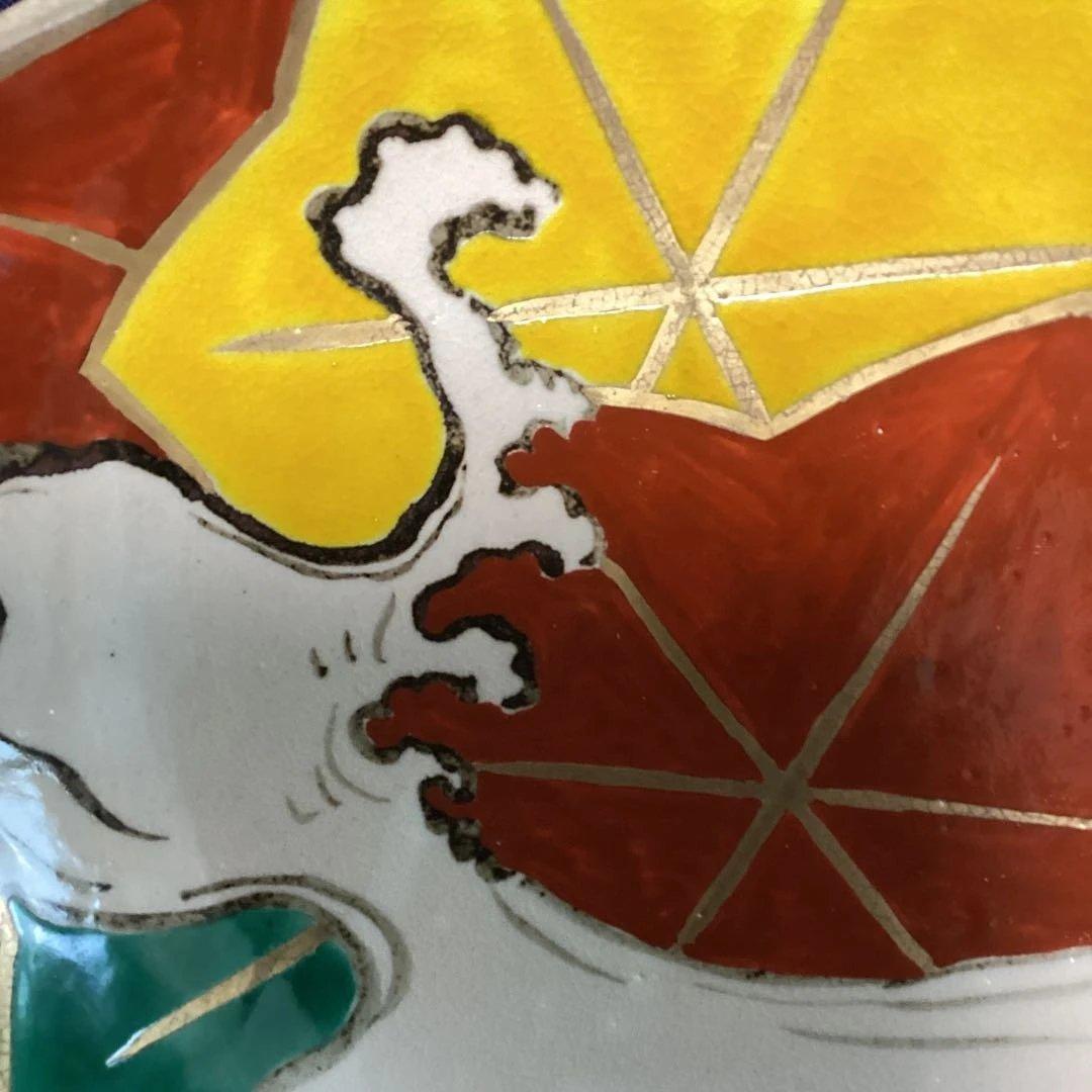 松竹梅　京焼乾山写立田川向付5客　　新品未使用