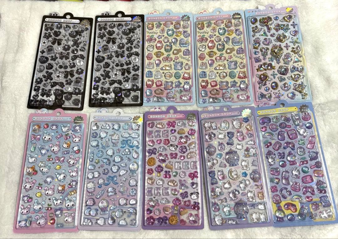 正規品 約50枚　まとめ売り　ボンボンドロップシール　サンリオ　ディズニー