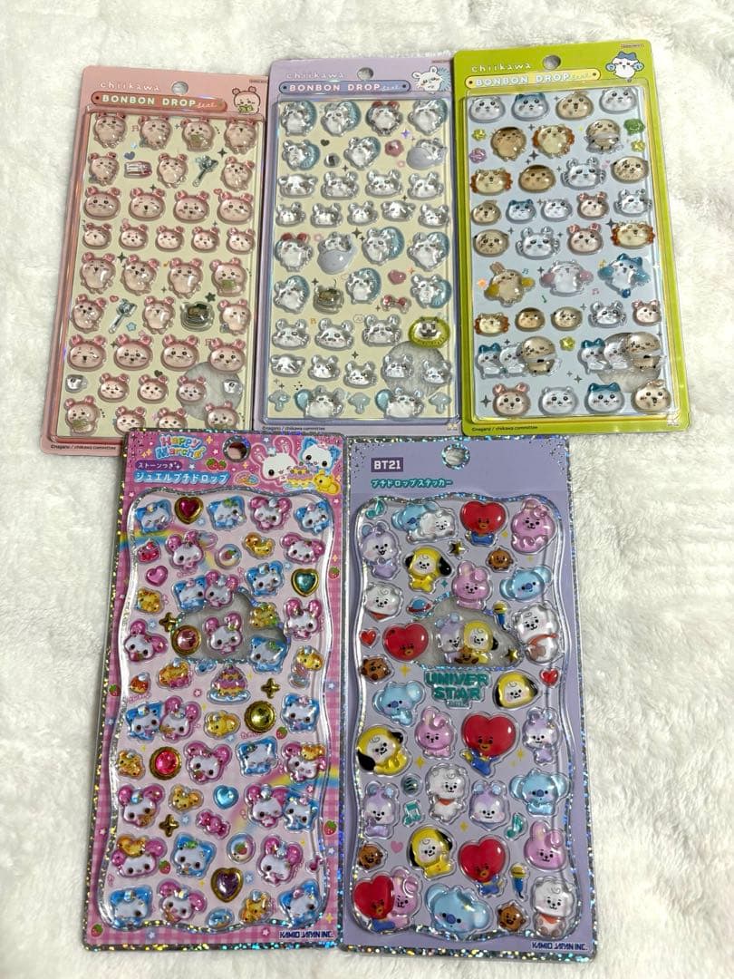 正規品 約50枚　まとめ売り　ボンボンドロップシール　サンリオ　ディズニー