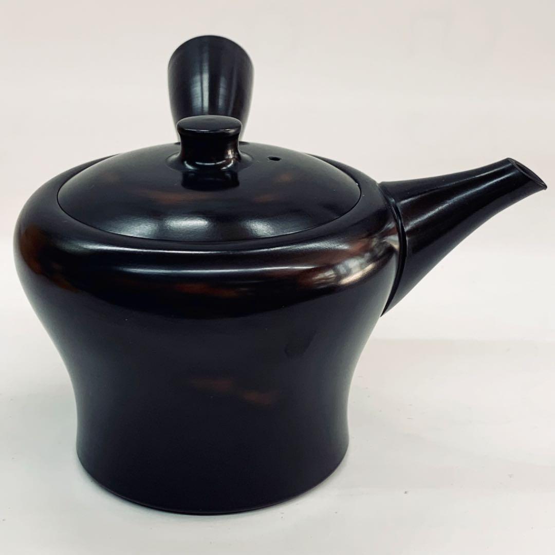 茶注27 黒泥 瓶子型 研ぎ出し】榊原賢治 共箱