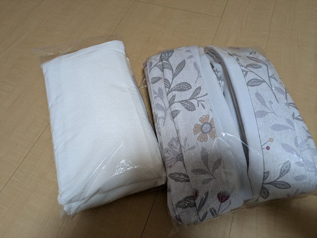 花柄ドレープカーテン CW2410