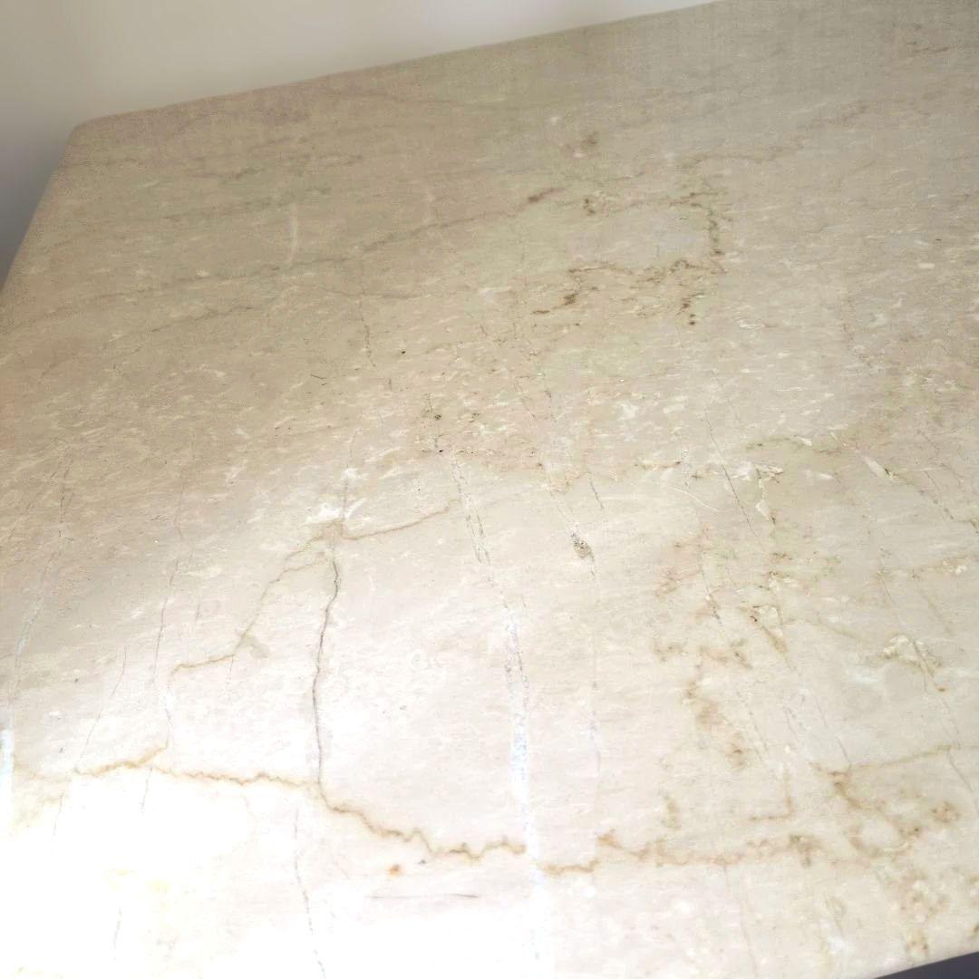 富士ファニチア　高級天然大理石テーブル 　天板のみ！☆脚とセットで購入必須！