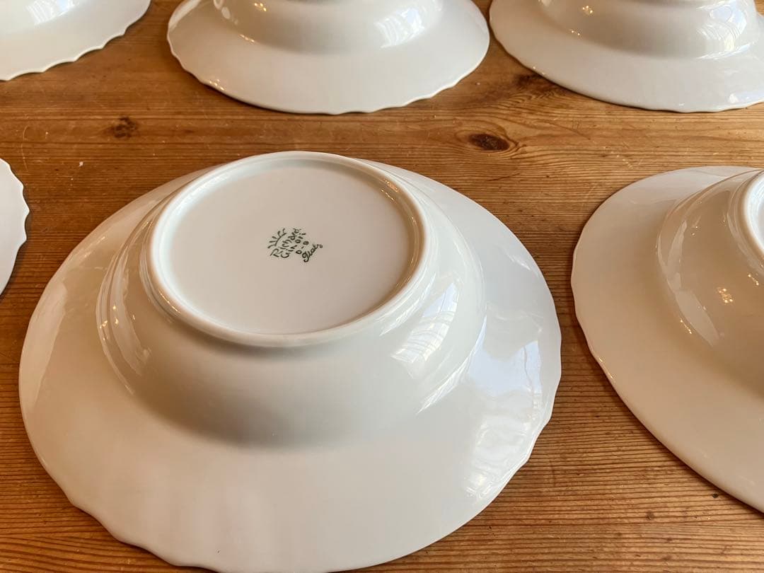 イジクラCEOジノリベッキオホワイト20スーププレート×12