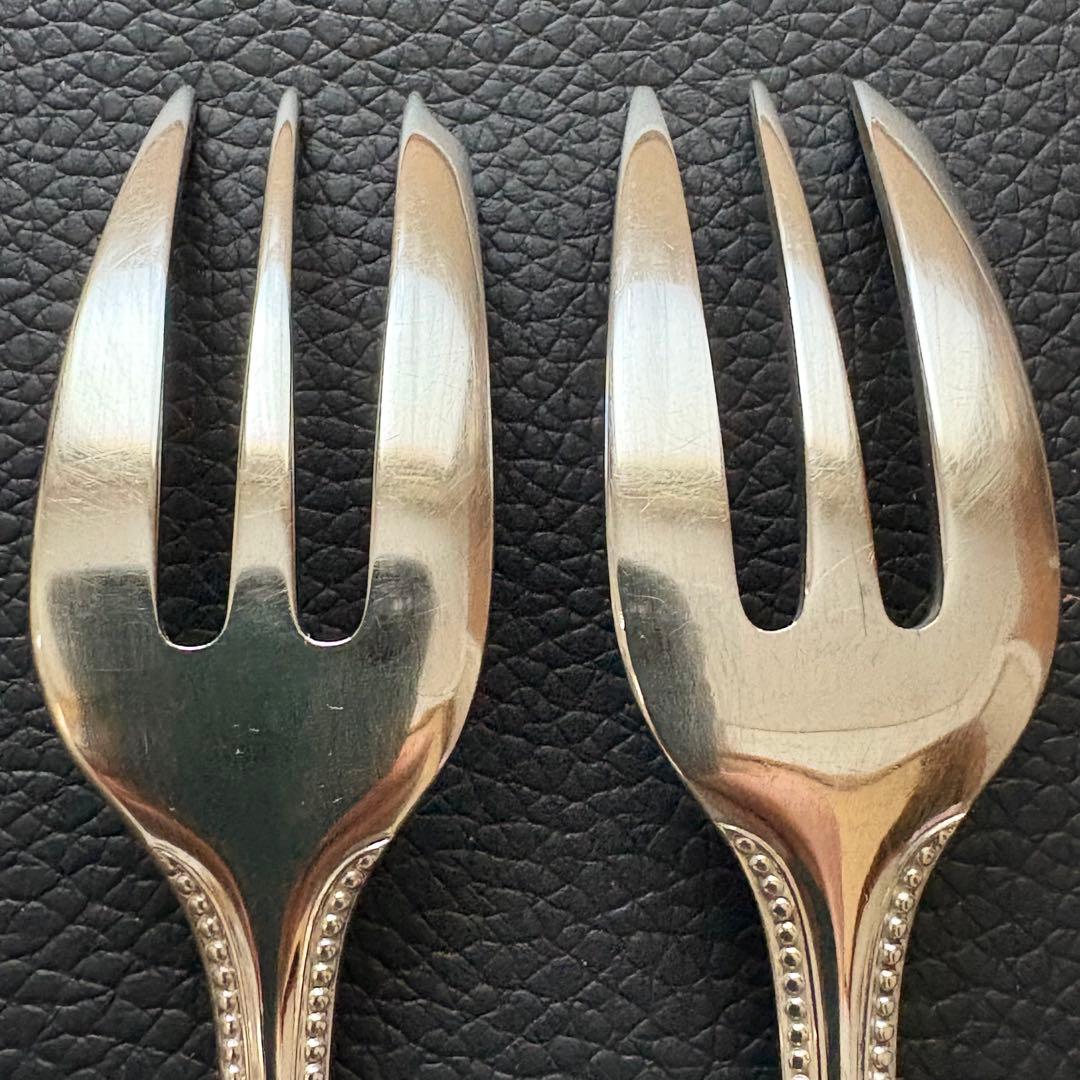 クリストフル　パール　ケーキフォーク8点