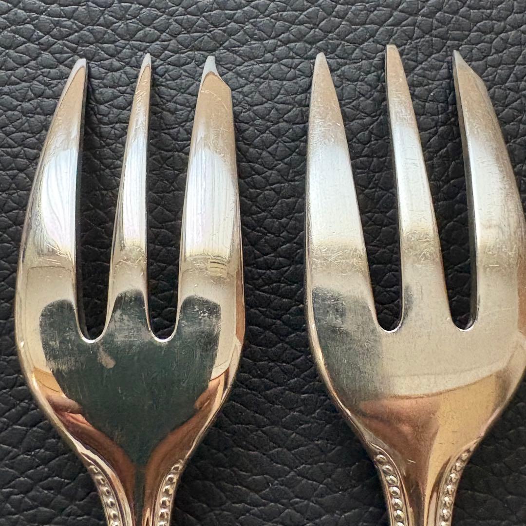 クリストフル　パール　ケーキフォーク8点