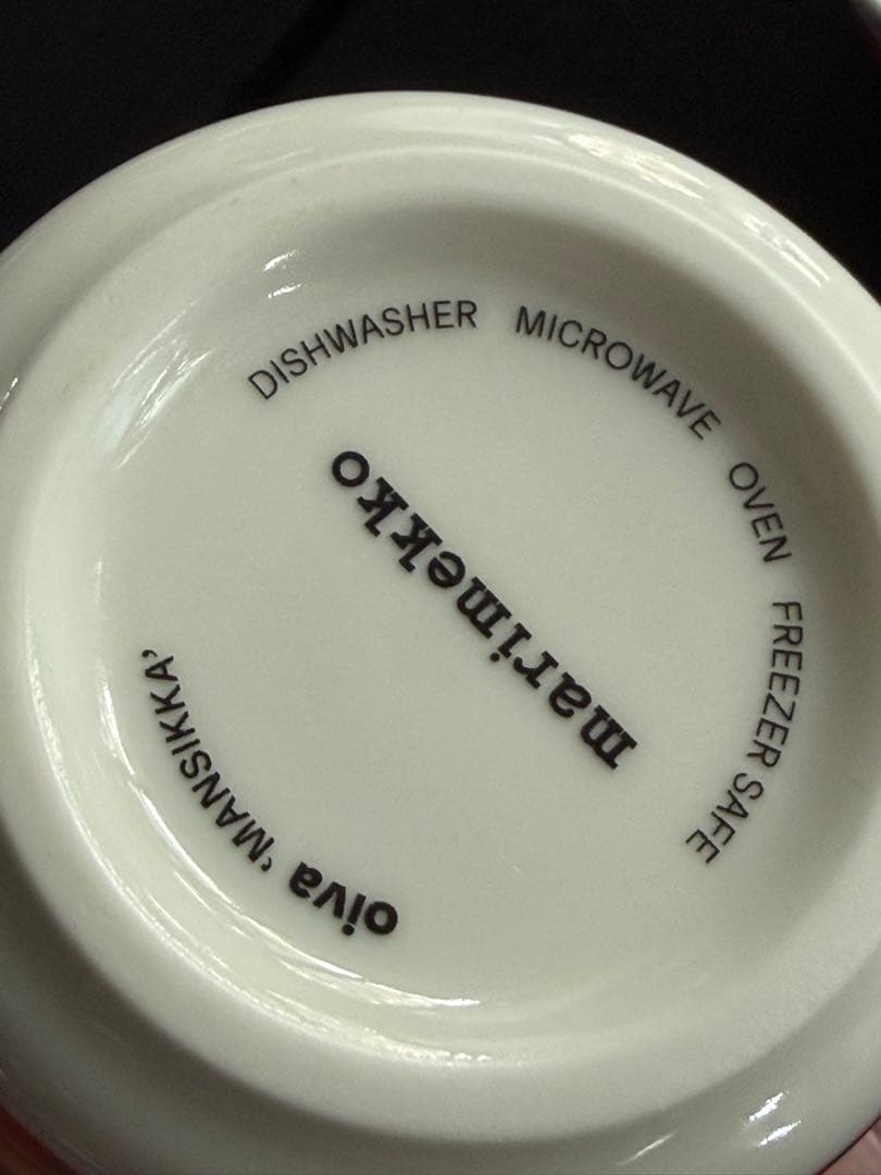 マリメッコ　マンシッカ　ボウル500ml・ラテマグ　セット　箱無し