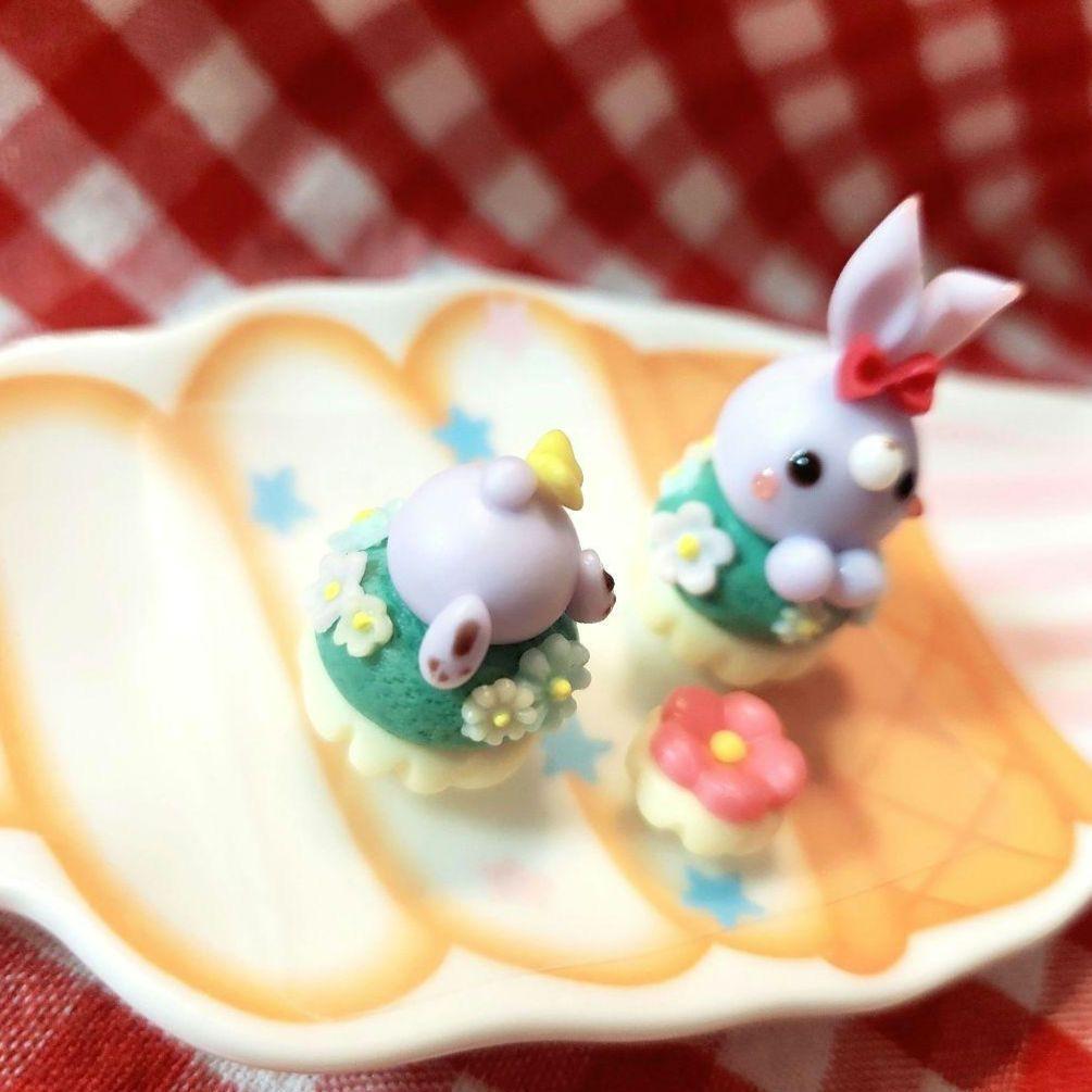 イースター☆うさぎカップケーキ