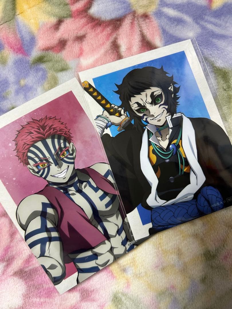 鬼滅の刃 アニプレックスオンラインくじ クリアファイル&色紙