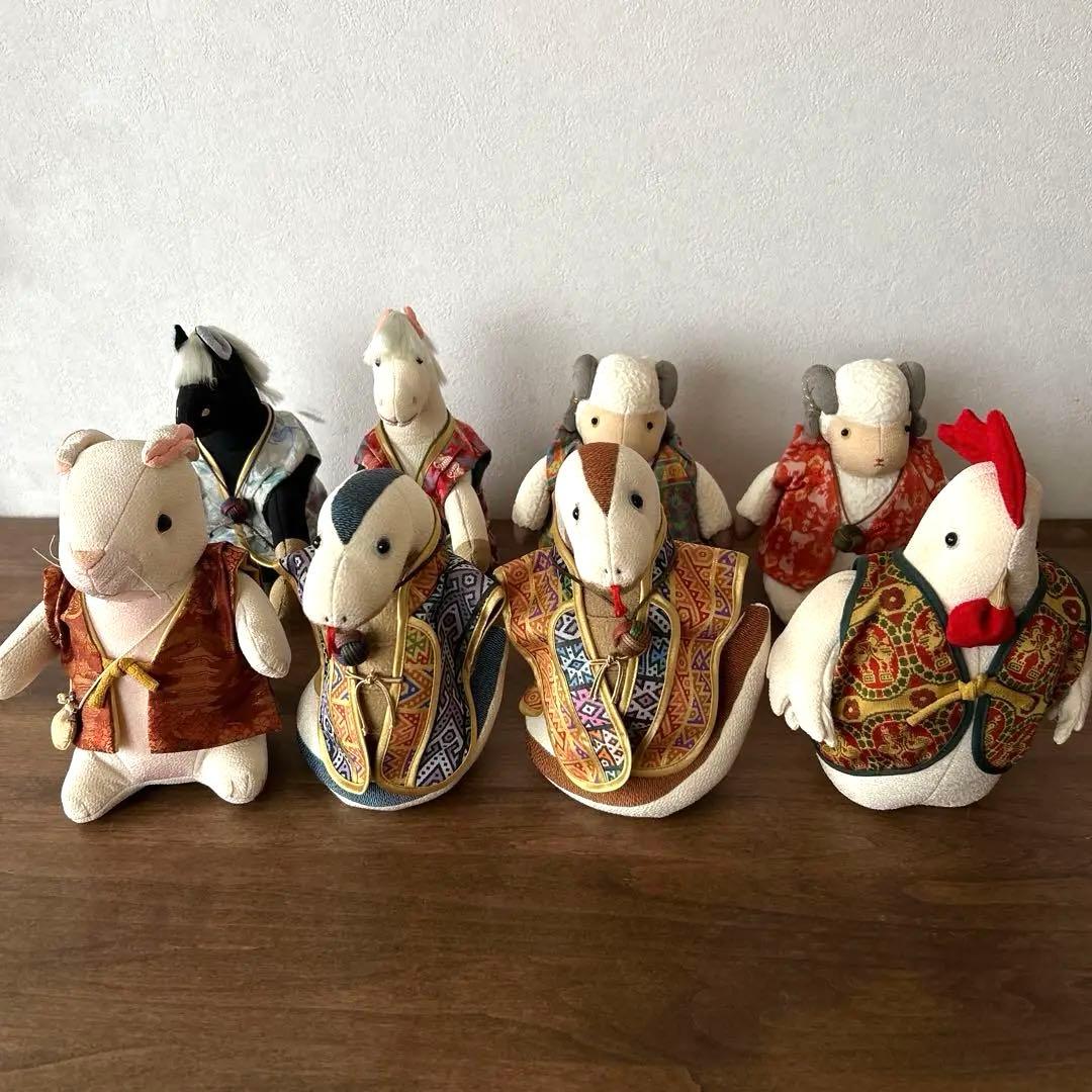 龍村美術織物　タツムラオリモノ　干支　ぬいぐるみ　まとめ売り