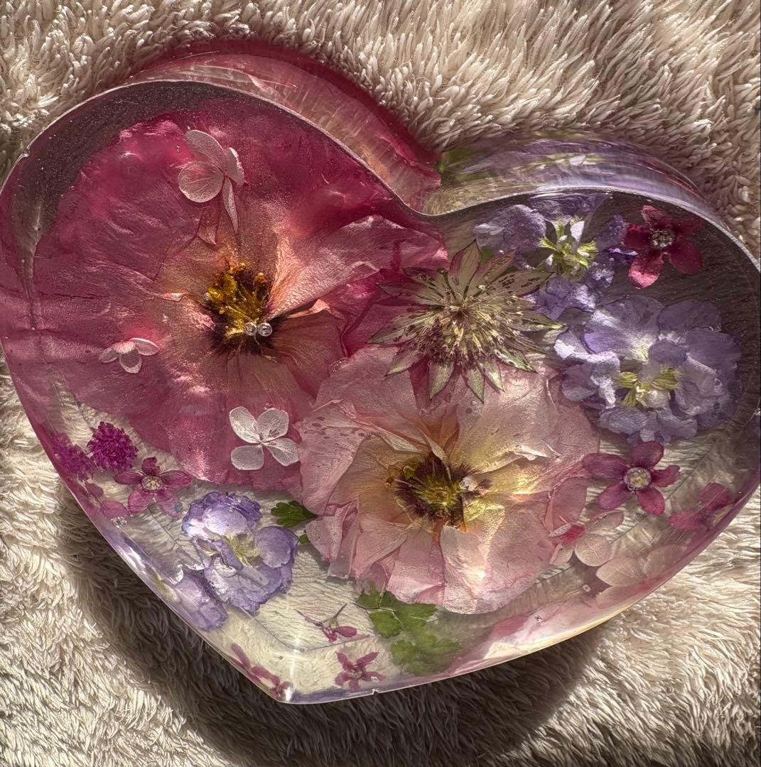 レジン　置物　インテリア　花