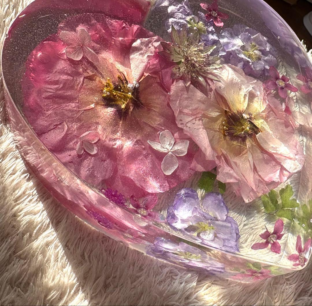 レジン　置物　インテリア　花