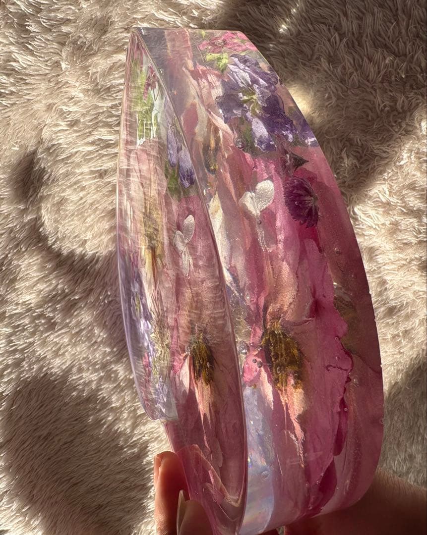 レジン　置物　インテリア　花