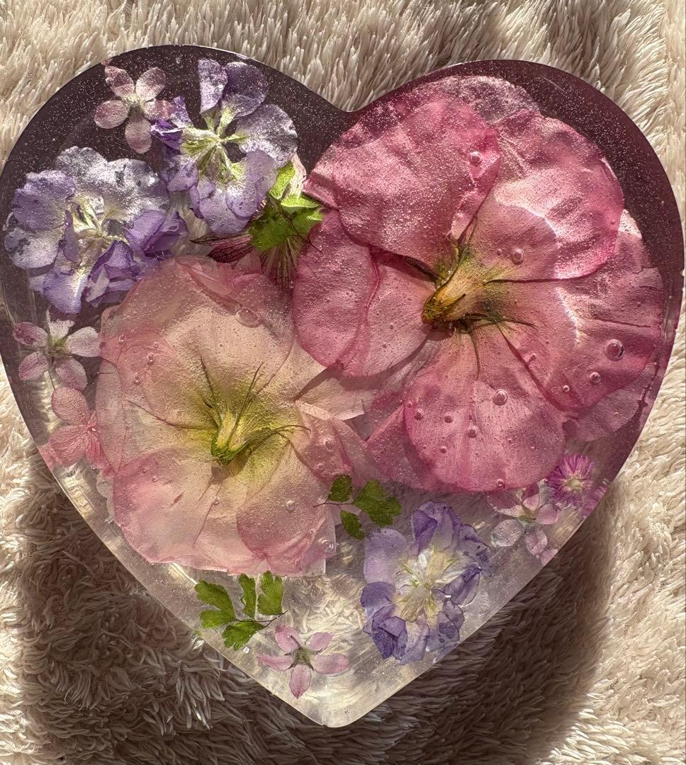 レジン　置物　インテリア　花