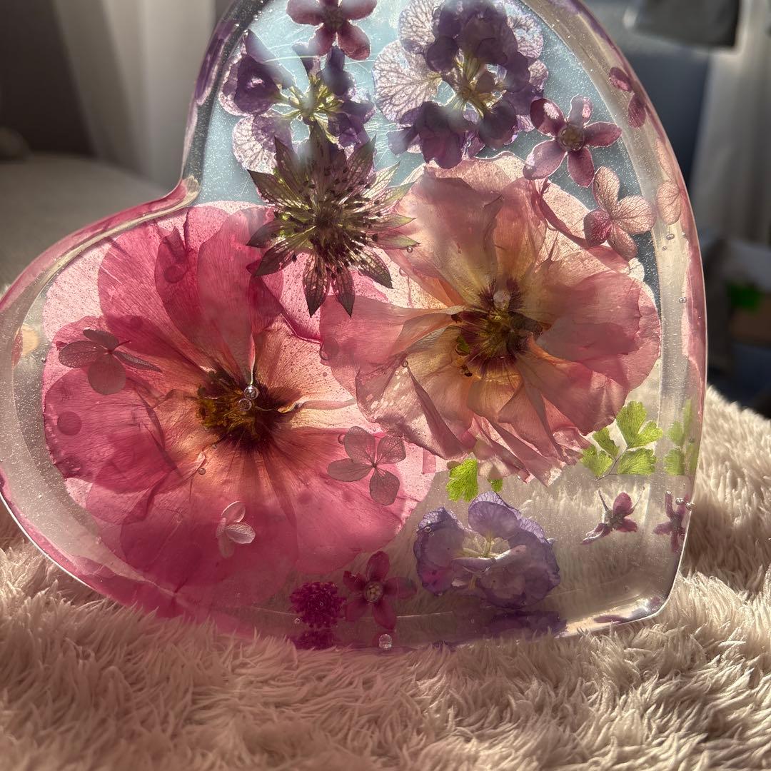 レジン　置物　インテリア　花