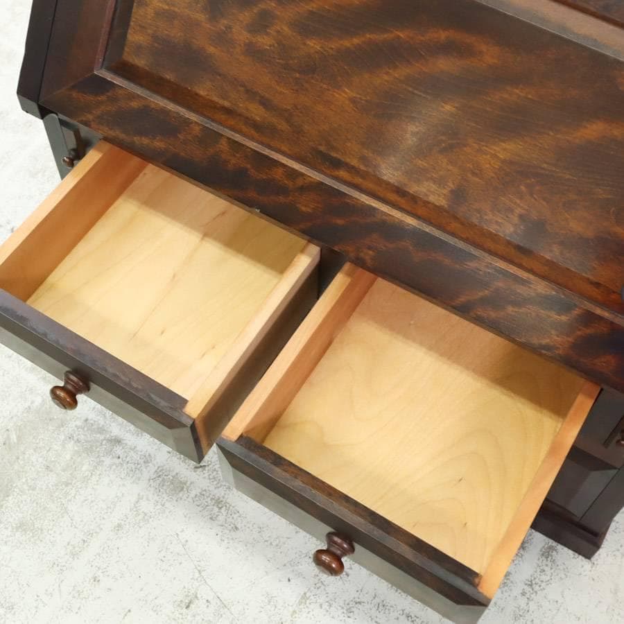 松本民芸家具 A型 文机 ライティングデスク ビューロー ミズメザクラ