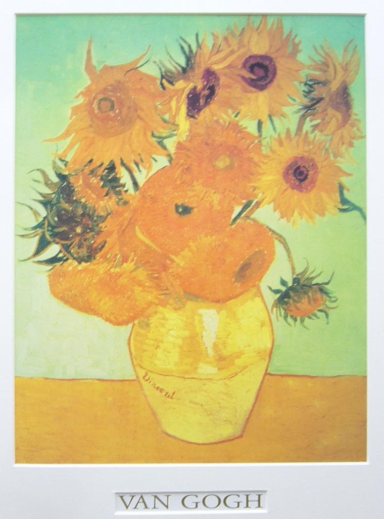 絵画 アートポスター ヴィンセント・ヴァン・ゴッホ  ひまわり
