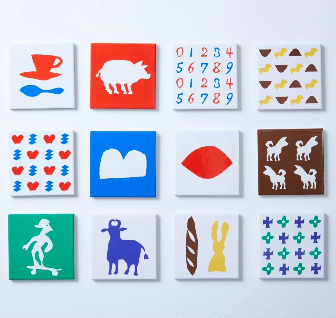 柚木沙弥郎多治見タイル100歳記念life・LIFE展限定型染めIDEE染色家