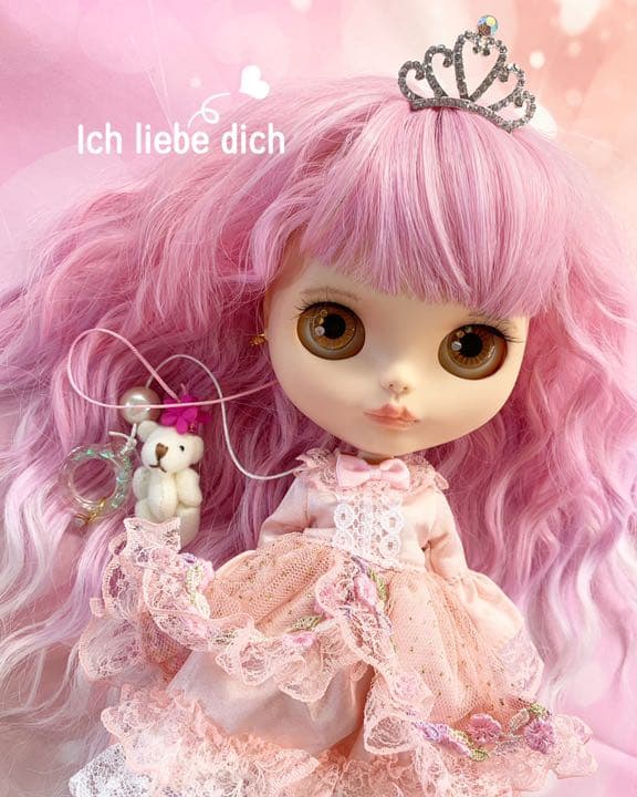 ゆめかわ♡♡♡カスタムブライス✨アイラブユートゥルーイット✨新品ウィッグつき✨