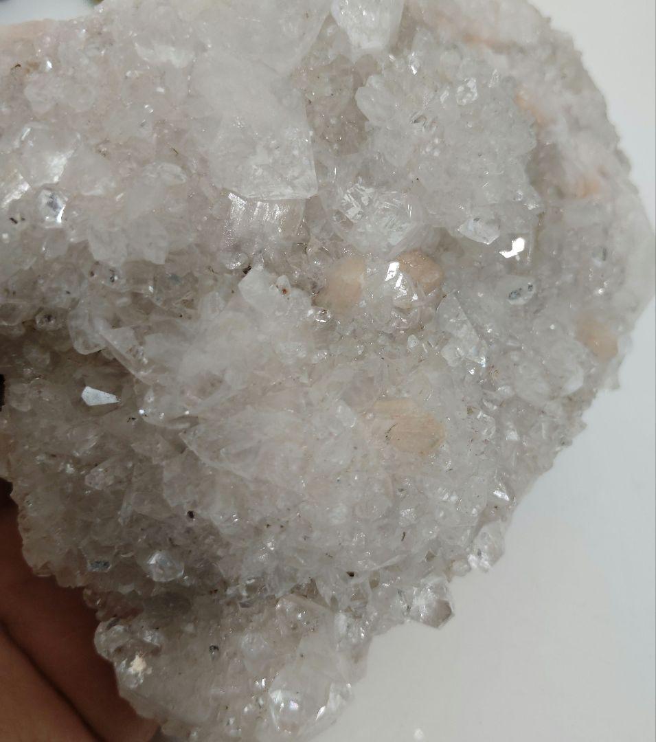 天然石 水晶原石　置物　約 494g