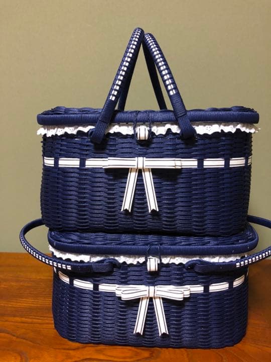 リボン天使様　ピクニックバッグ完成品